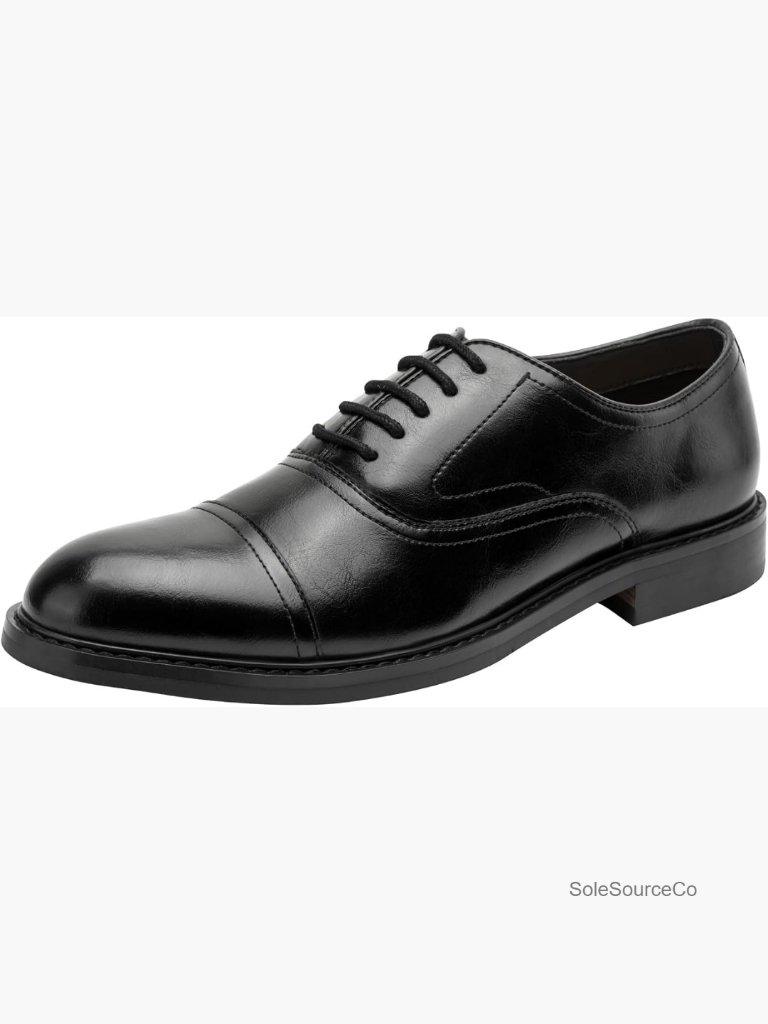 Men's Oxfords - Cushioned Comfort, Removable Insoles, Flexible, Breathable